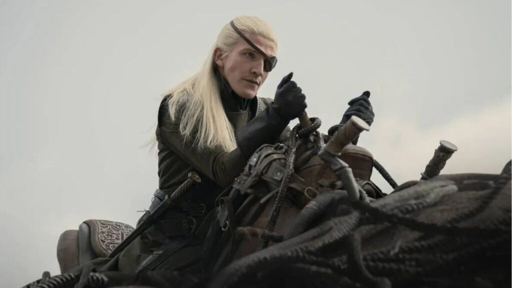 Aemond and Vhagar in 'House of the Dragon' (Image: HBO)