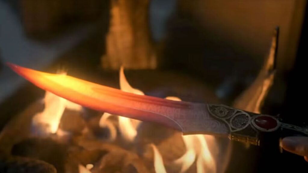 The Targaryen dagger in 'House of the Dragon' (Image: HBO)
