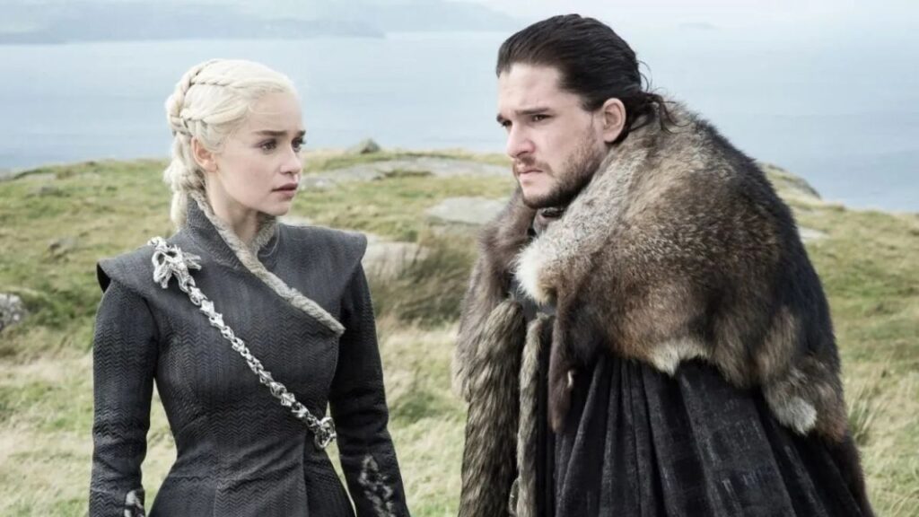 Daenerys Targaryen and Jon Snow in 'Game of Thrones' (Image: HBO)