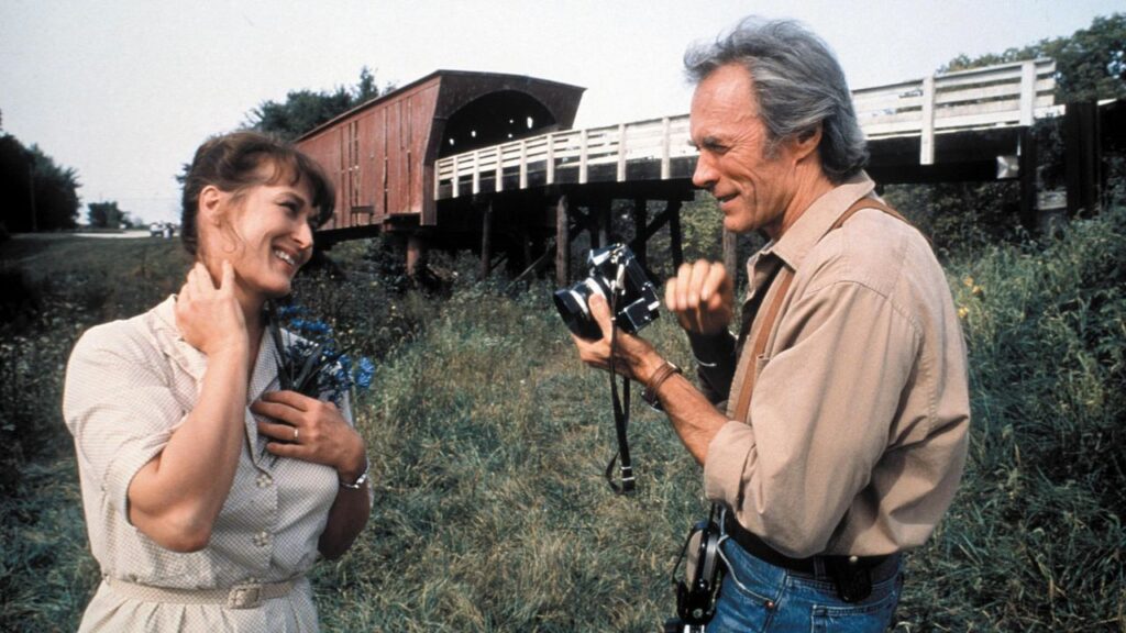 Clint Eastwood and Meryl Streep in 'The Bridges of Madison County' (1995) (Image: Warner Bros.)