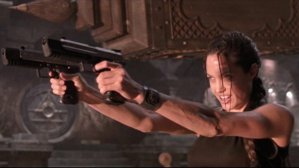 Angelina Jolie in 'Lara Croft: Tomb Raider' (2001) (Image: Paramount Pictures)