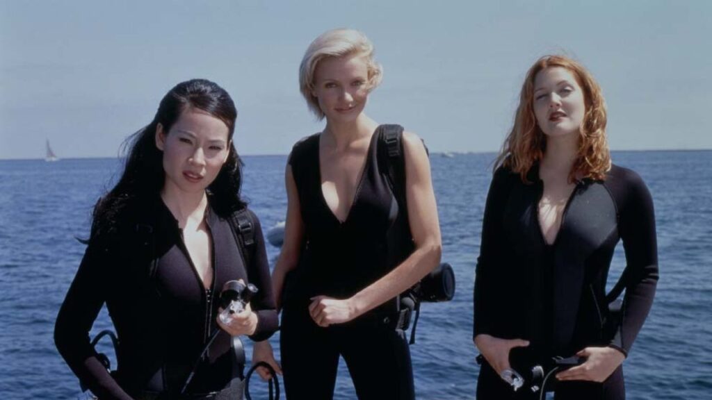 Drew Barrymore, Cameron Diaz and Lucy Liu in 'Charlie's Angels' (2000) (Image: Columbia Pictures)
