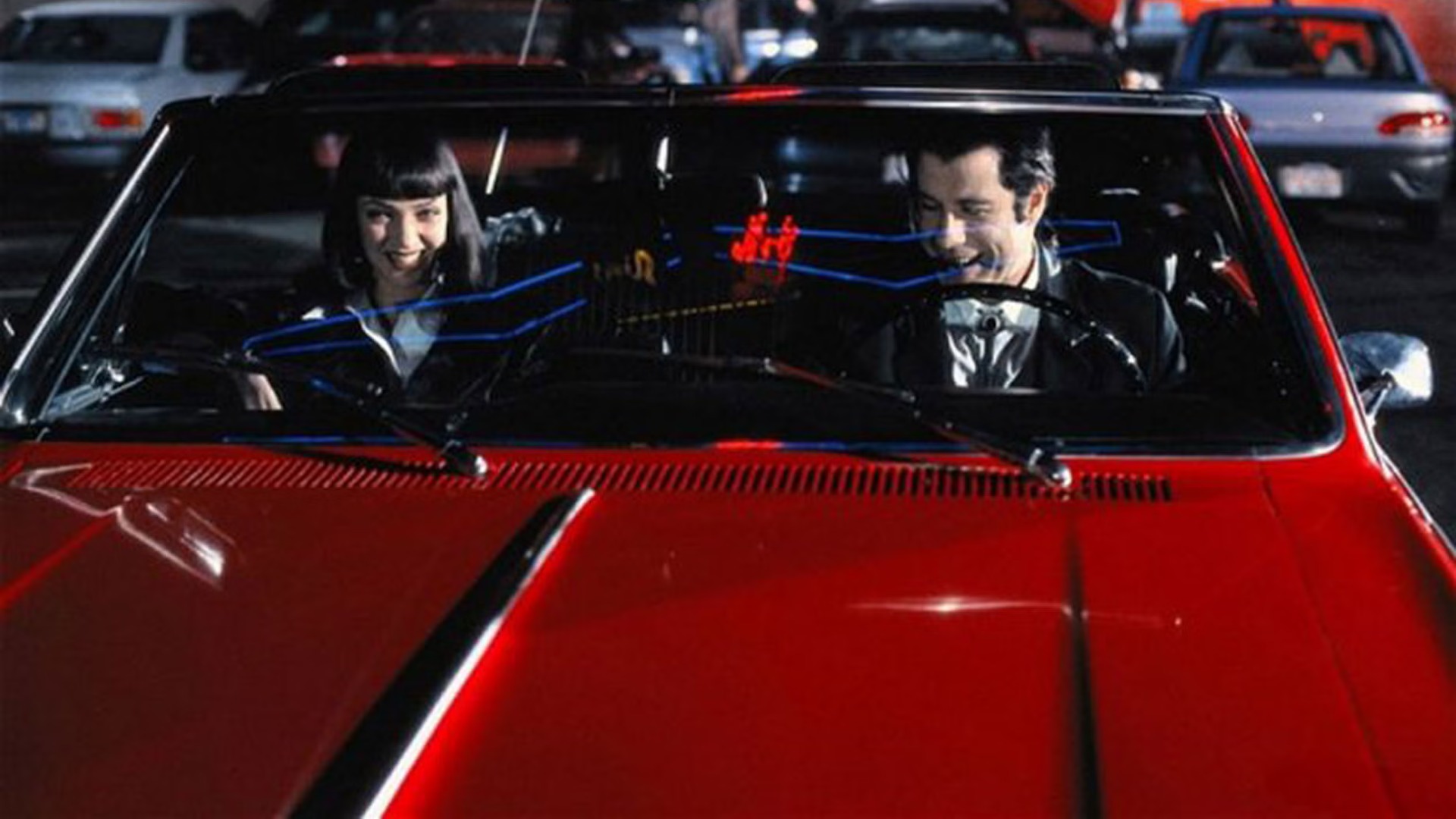 9. Vincent’s car belonged to Tarantino and was stolen
