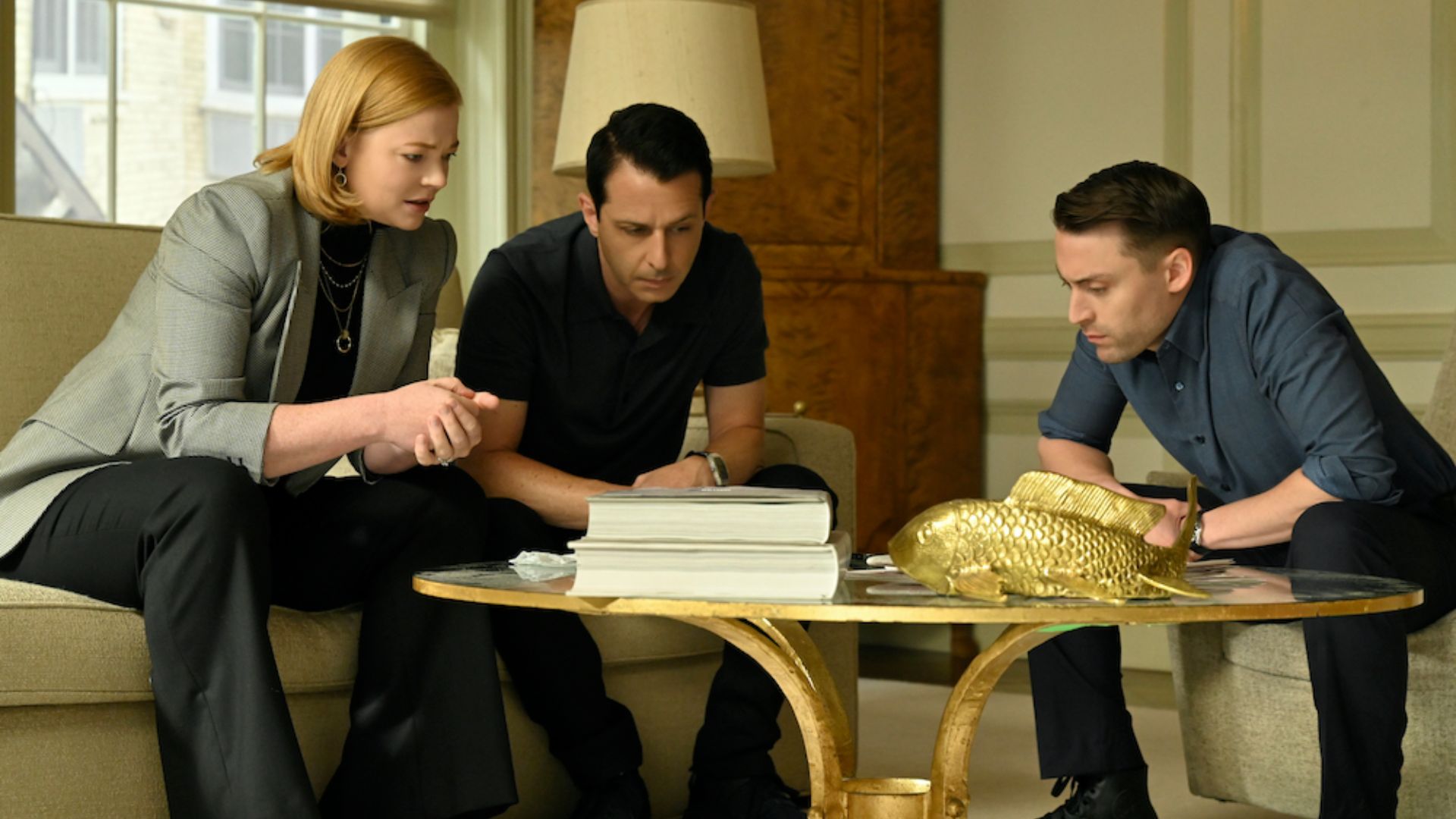 3. Kendall, Roman, and Shiv Roy – Succession (2018)