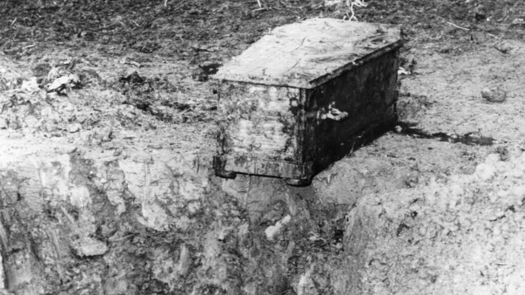 Charlie Chaplin’s stolen coffin (Image: The Independent)