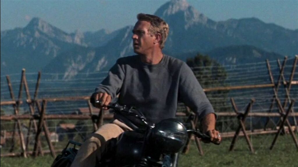 A still of Steve McQueen in 'The Great Escape' (Image: United Artists)