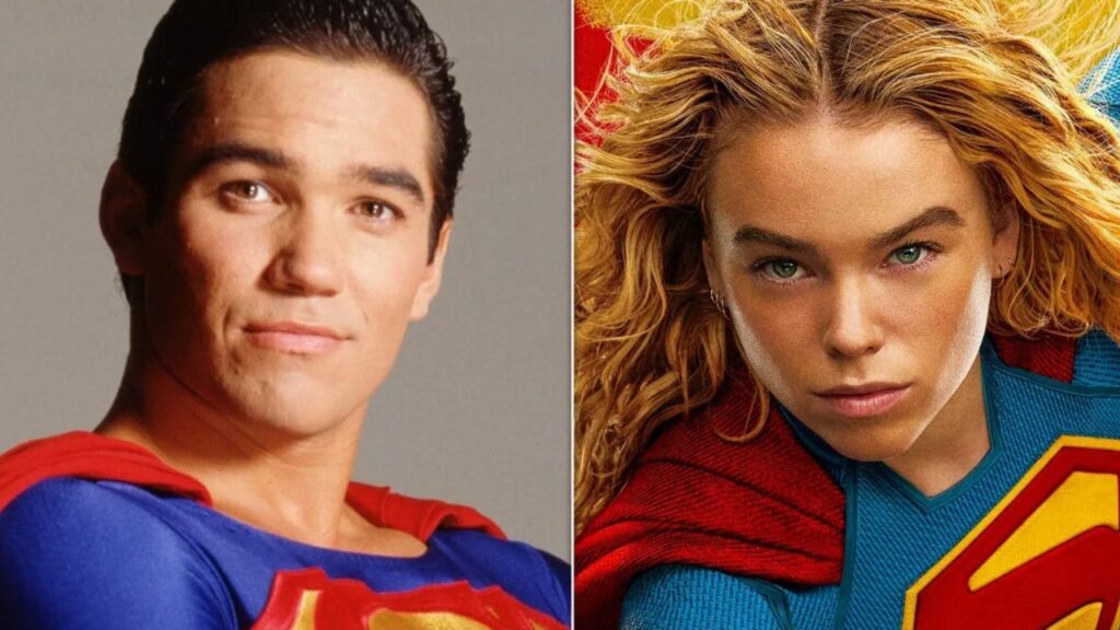 Dean Cain as Superman and Milly Alcock as Supergirl (Image: Warner Bros)