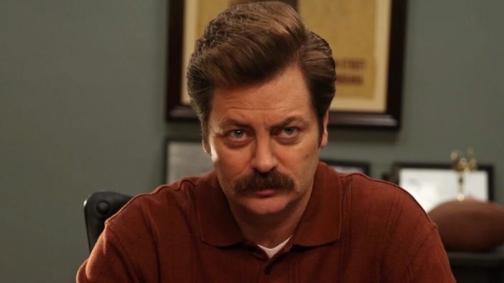 Ron Swanson in 'Parks and Recreation' (Image: NBC)