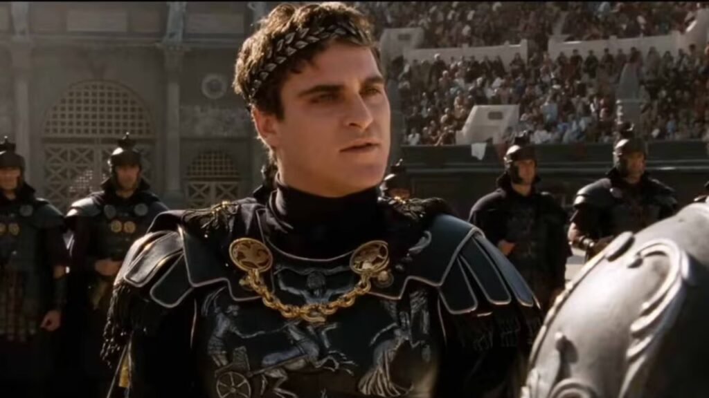 Joaquin Phoenix in 'Gladiator' (Image: DreamWorks Distribution)