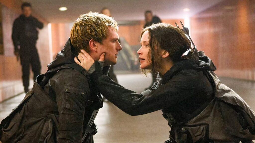 Josh Hutcherson and Jennifer Lawrence in 'The Hunger Games' (Image: Lionsgate Films)