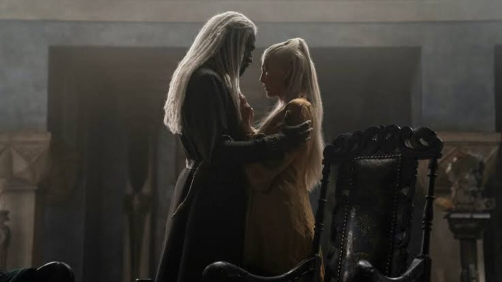 Corlys and Rhaenys in 'House of the Dragon' (Image: HBO)