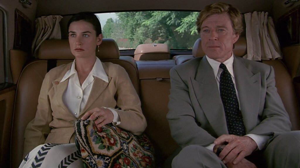 Robert Redford and Demi Moore in 'Indecent Proposal' (Image: Paramount Pictures)