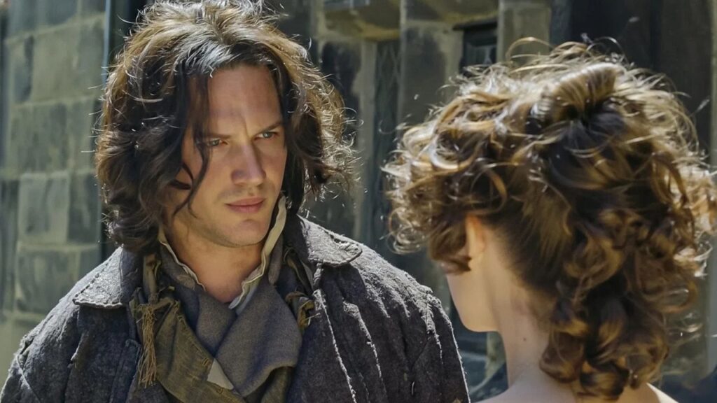 Tom Hardy in 'Wuthering Height' 2009 (Image: ITV)