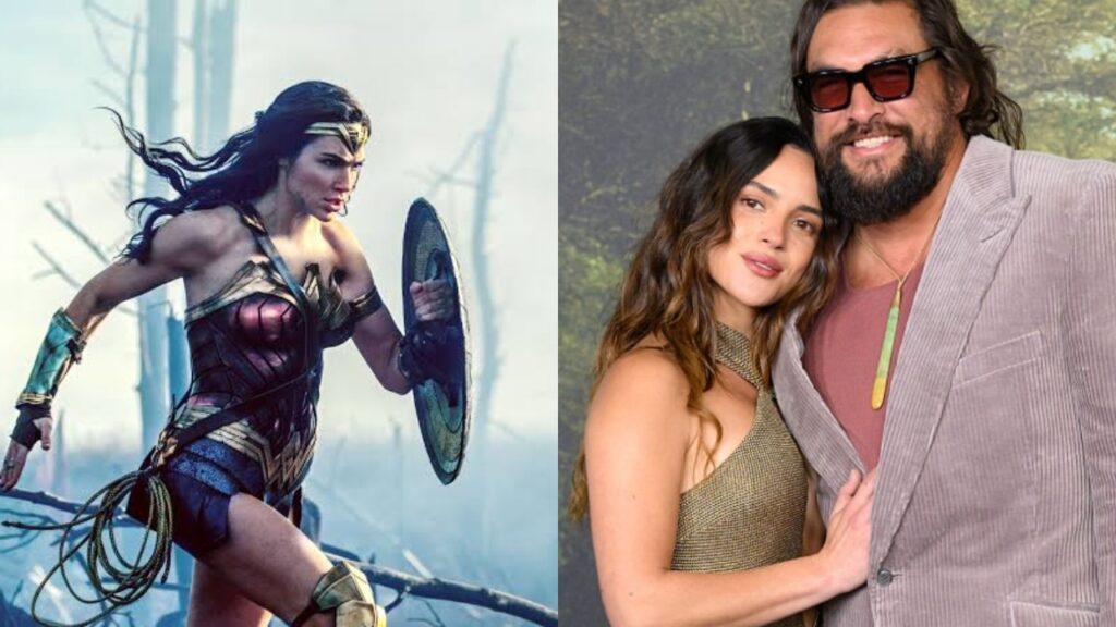 Gal Gadot as Wonder Woman and Adria Arjona (Image: Warner Bros. instagram @adriaarjona)
