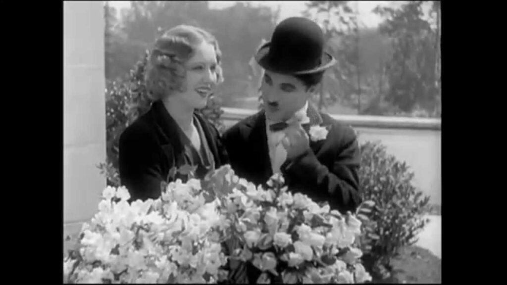 Charlie Chaplin with Virginia Cherrill in 'City Lights' (Image: United Artists)
