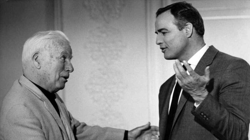 Marlon Brando and Charlie Chaplin in 'A Countess from Hong Kong' (Image: Universal Pictures)