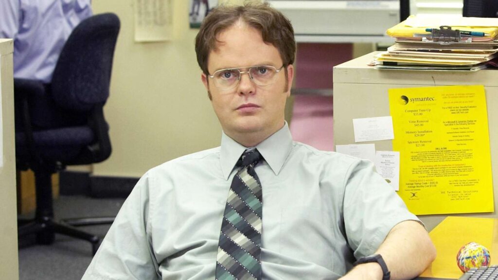 Rainn Wilson in 'The Office' (Image: NBC)