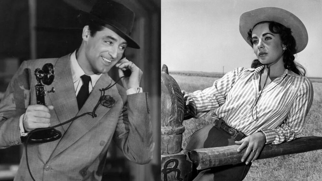Cary Grant and Elizabeth Taylor