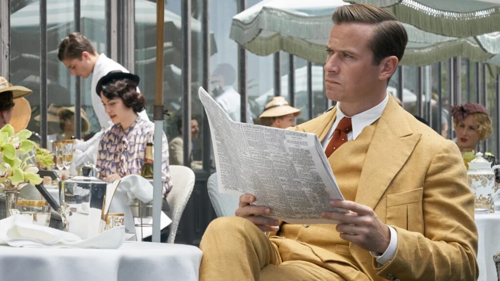 Armie Hammer in 'Rebecca' (Image: Netflix)