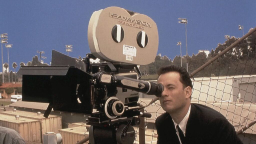 Tom Hanks on the set of 'That Thing You Do!' (1996) (Image: 20th Century Fox)