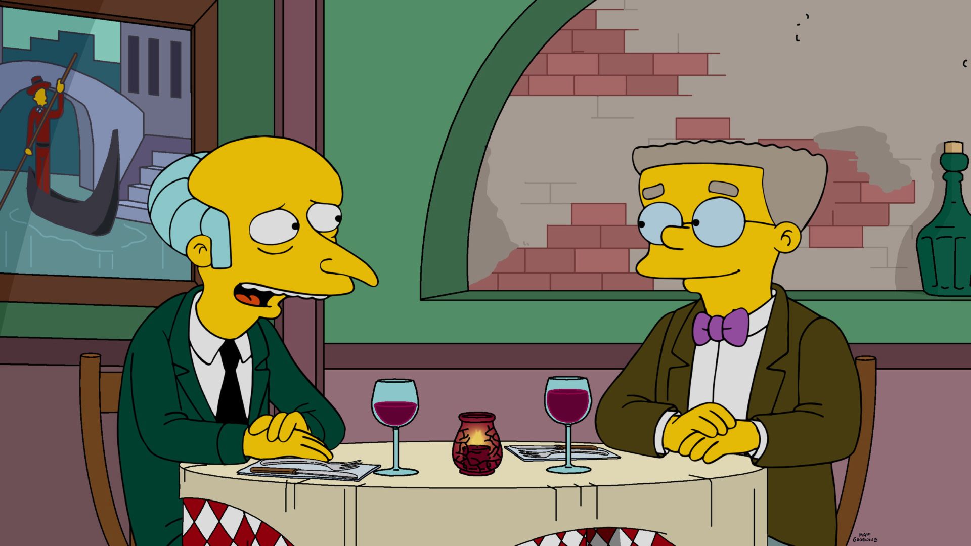3. Waylon Smithers and Burns (The Simpsons)