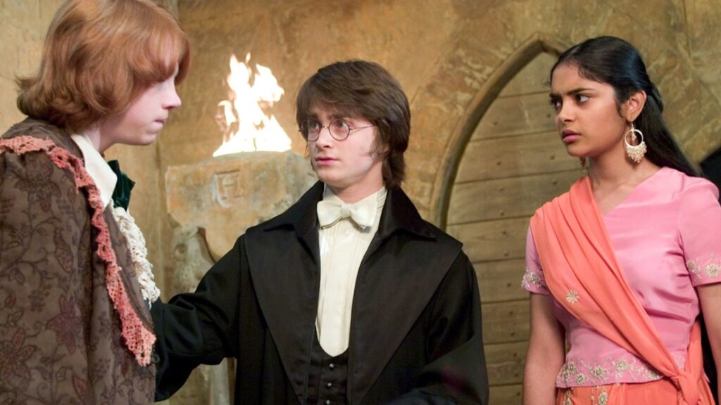 The Patel Twins in 'Harry Potter' (Image: Warner Bros)