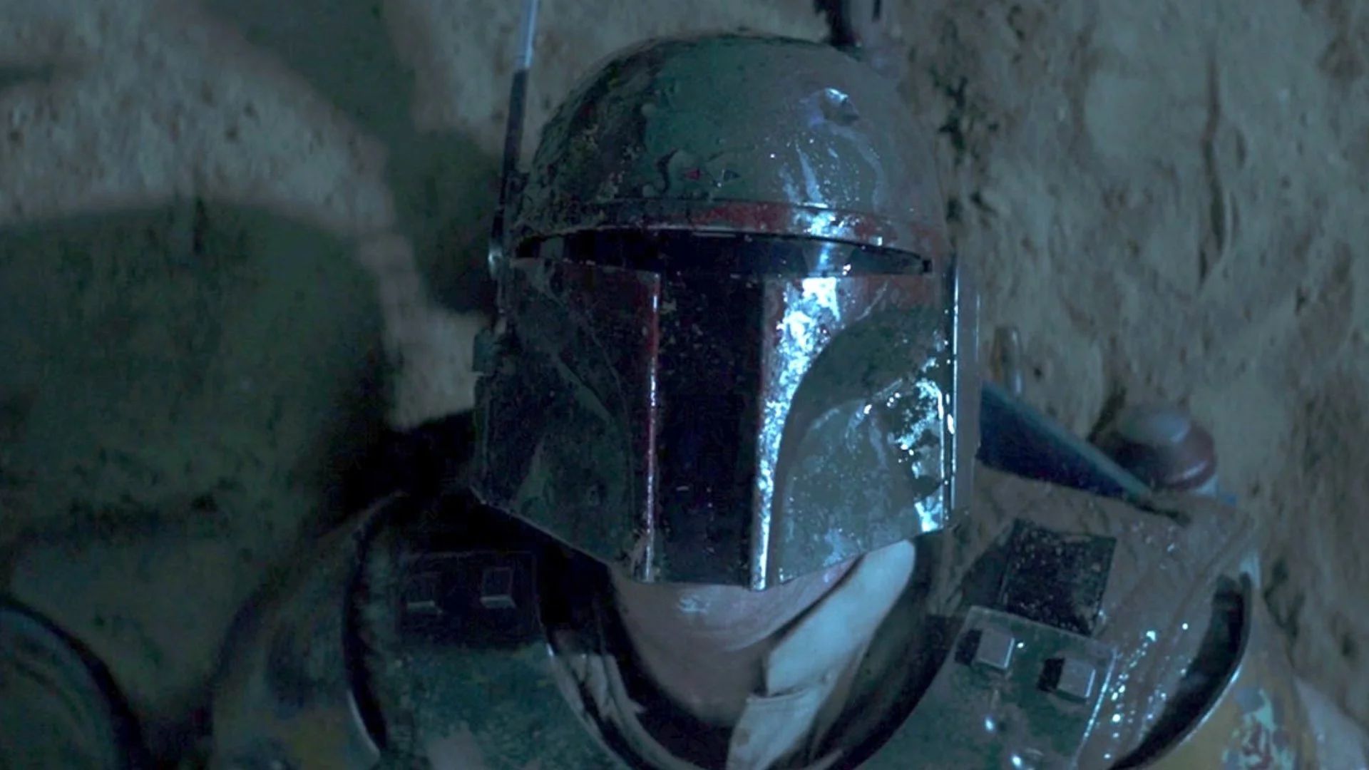 3. Boba Fett's Clumsy Sarlacc Pit Dive (Return of the Jedi)