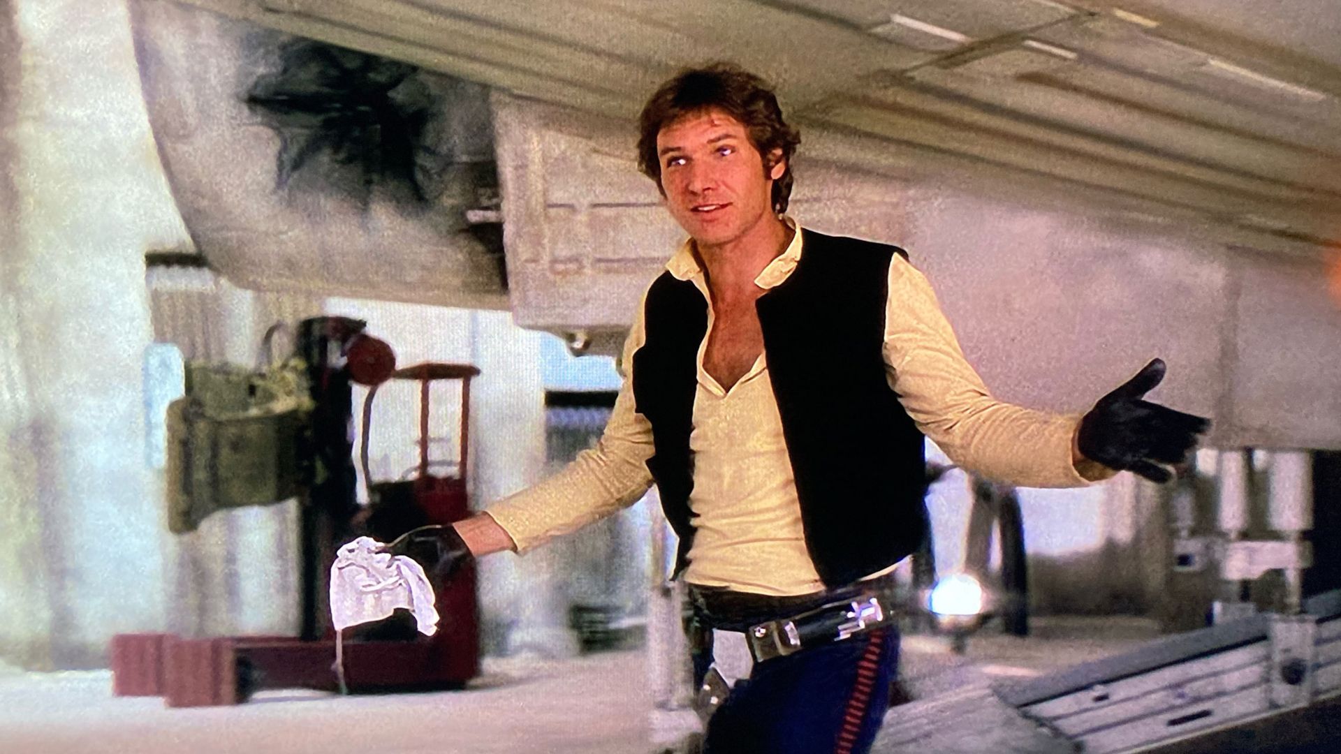 1. Han Solo Chasing an Entire Army (A New Hope)