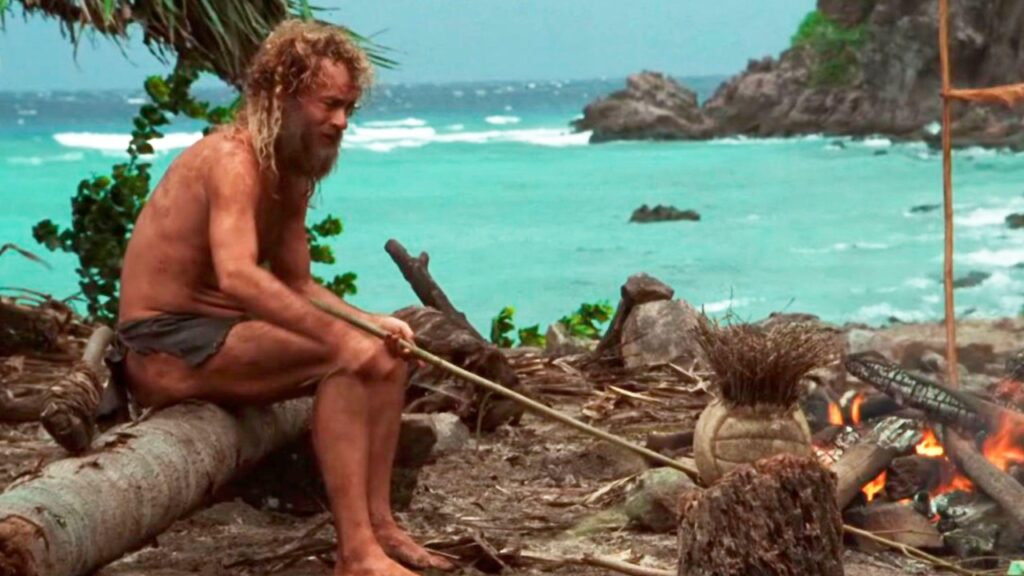 Tom Hanks in 'Cast Away' (Image: 20th Century Fox)
