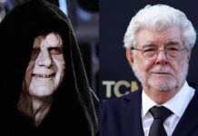 Ian McDiarmid and George Lucas