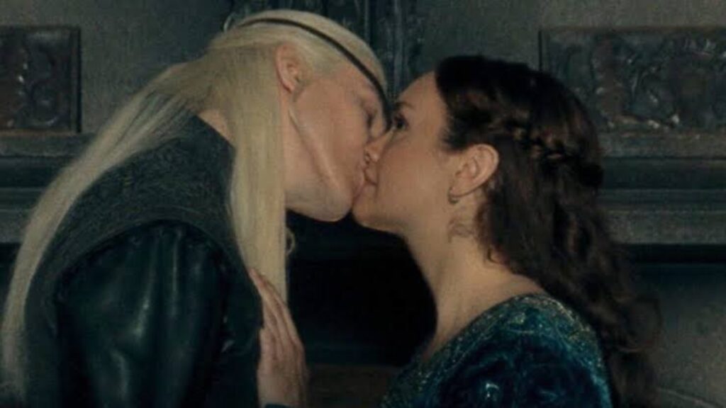 Aemond and Alicent in 'House of the Dragon' (Image: HBO)