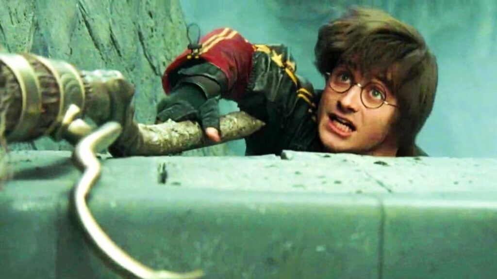 Triwizard Tournament scene in 'Goblet of Fire'