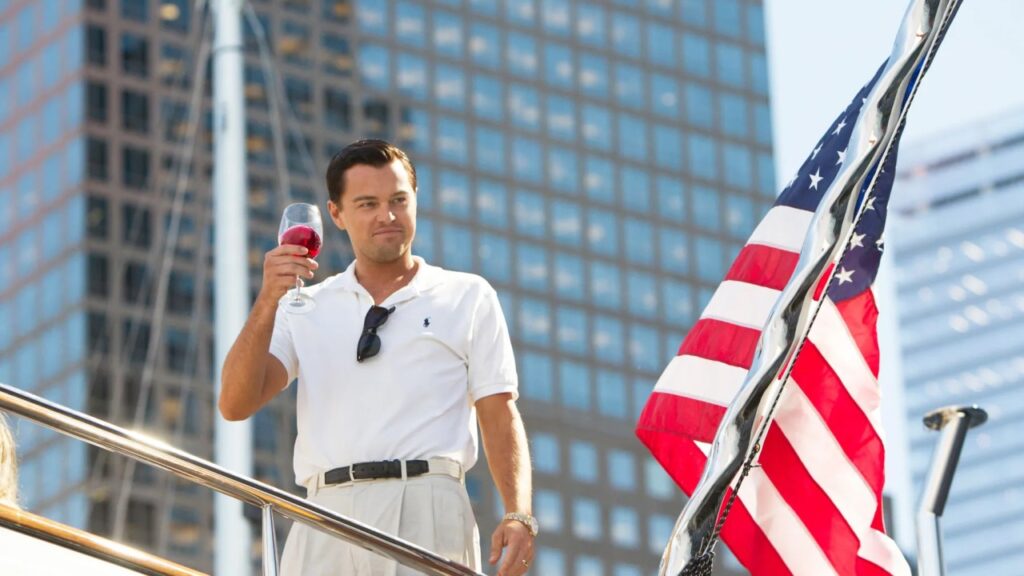 leonardo dicaprio in wolf of wall street