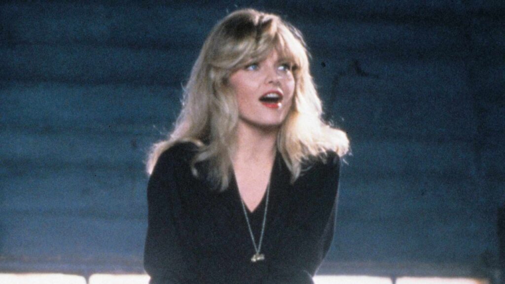 Michelle Pfeiffer in 'Grease 2' (Image: Paramount Pictures)