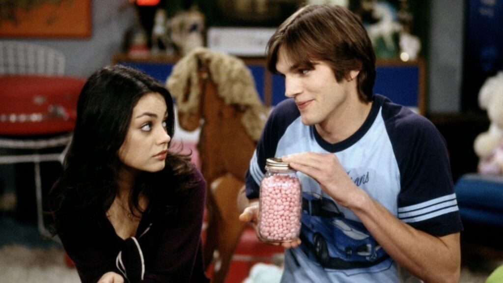 Mila Kunis and Ashton Kutcher in 'That '70s Show'
