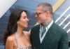 Ines de Ramon and Brad Pitt