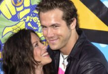 Alanis Morissette and Ryan Reynolds