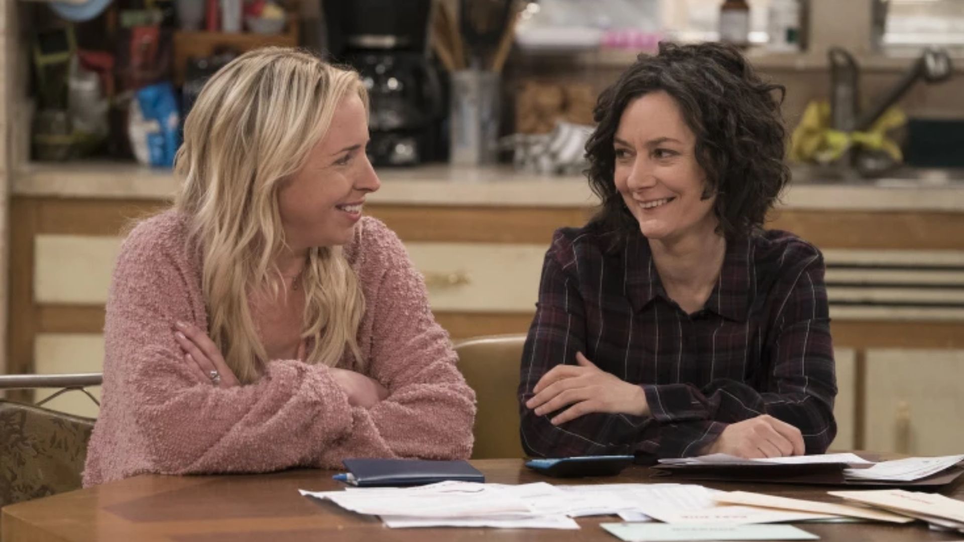 Sara Gilbert and Lecy Goranson - 'Roseanne'