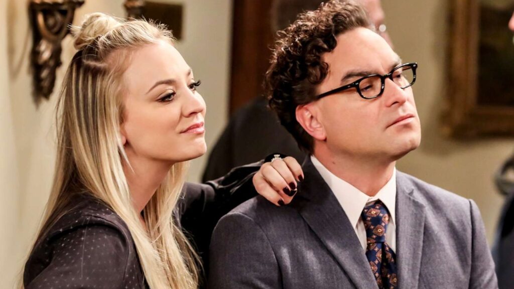 Kaley Cuoco and Johnny Galecki in 'The Big Bang Theory' (Image: CBS)