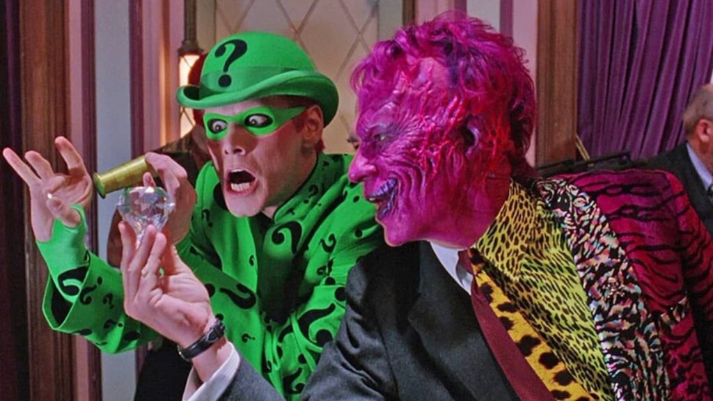 Two-Face and the Riddler in 'Batman Forever' (Image: Warner Bros.)