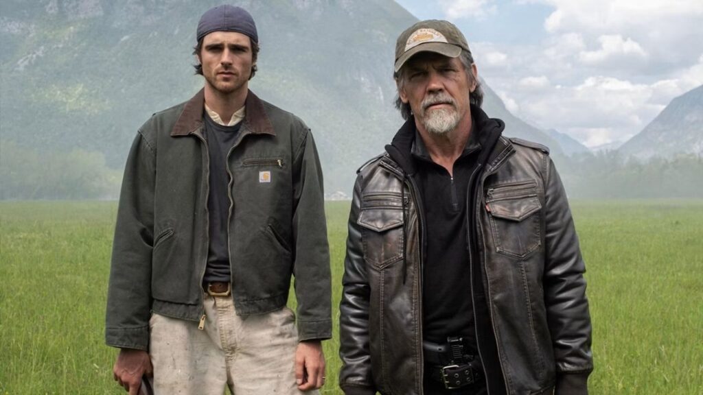 Jacob Elordi and Josh Brolin in 'The Dog Stars'