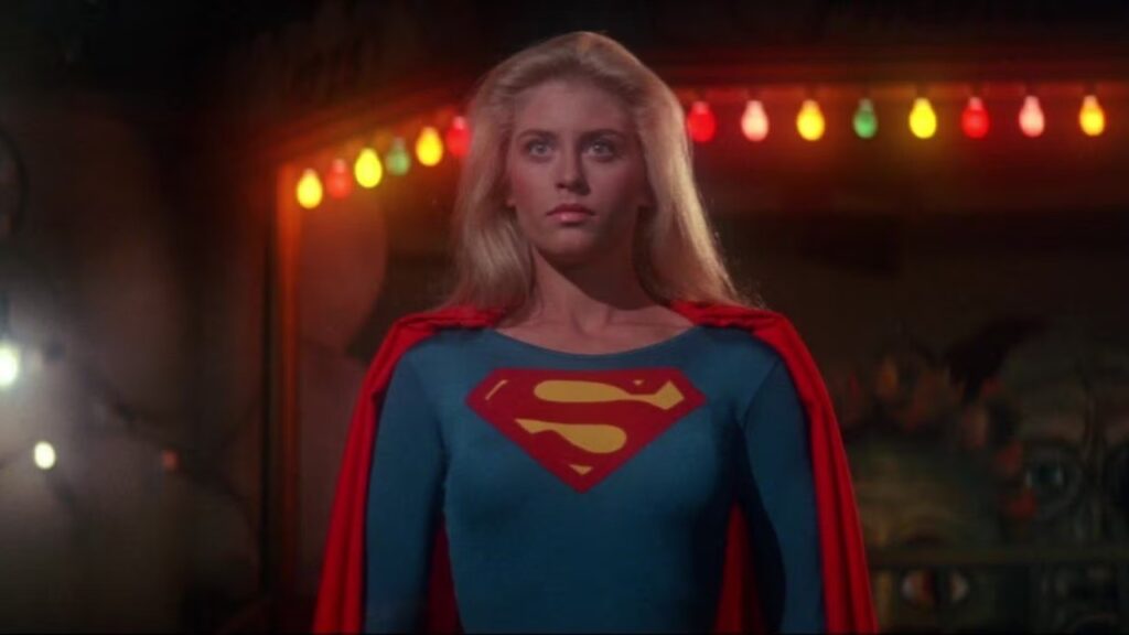 Helen Slater as 'Supergirl' (Image: Warner Bros.)