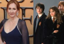 J.K. Rowling, Daniel Radcliffe, Emma Watson and Rupert Grint