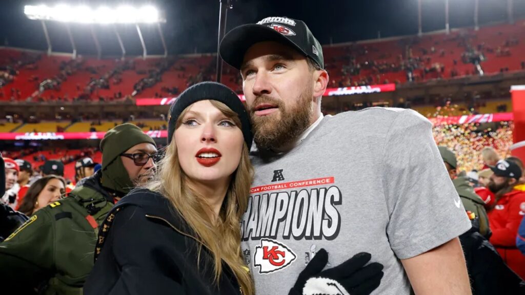 Taylor Swift and Travis Kelce (Image: People Magazine)
