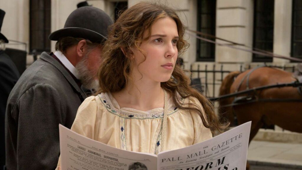 Millie Bobby Brown in 'Enola Holmes 3' (Image: Netflix)