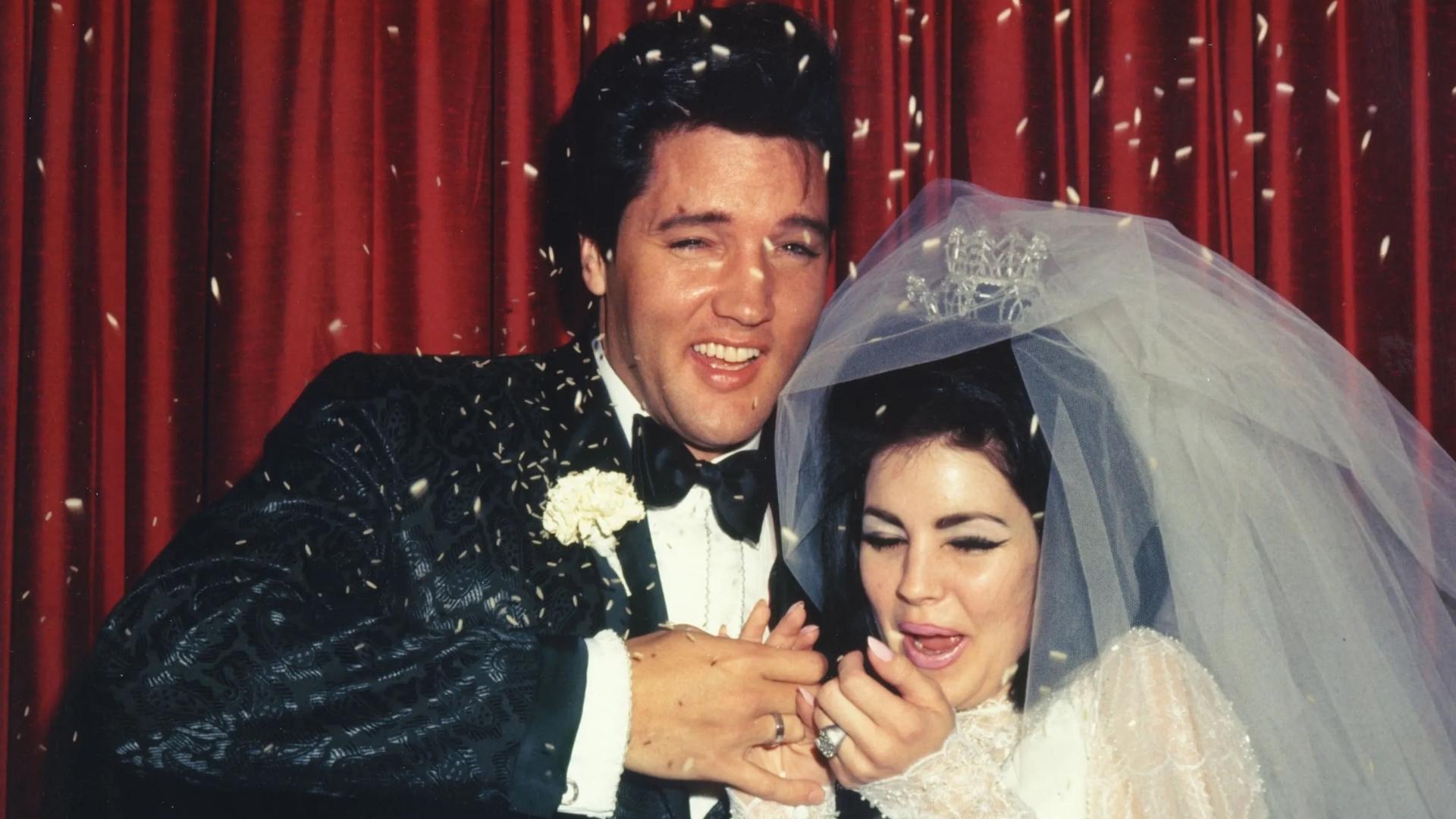 Elvis Presley and Priscilla Presley