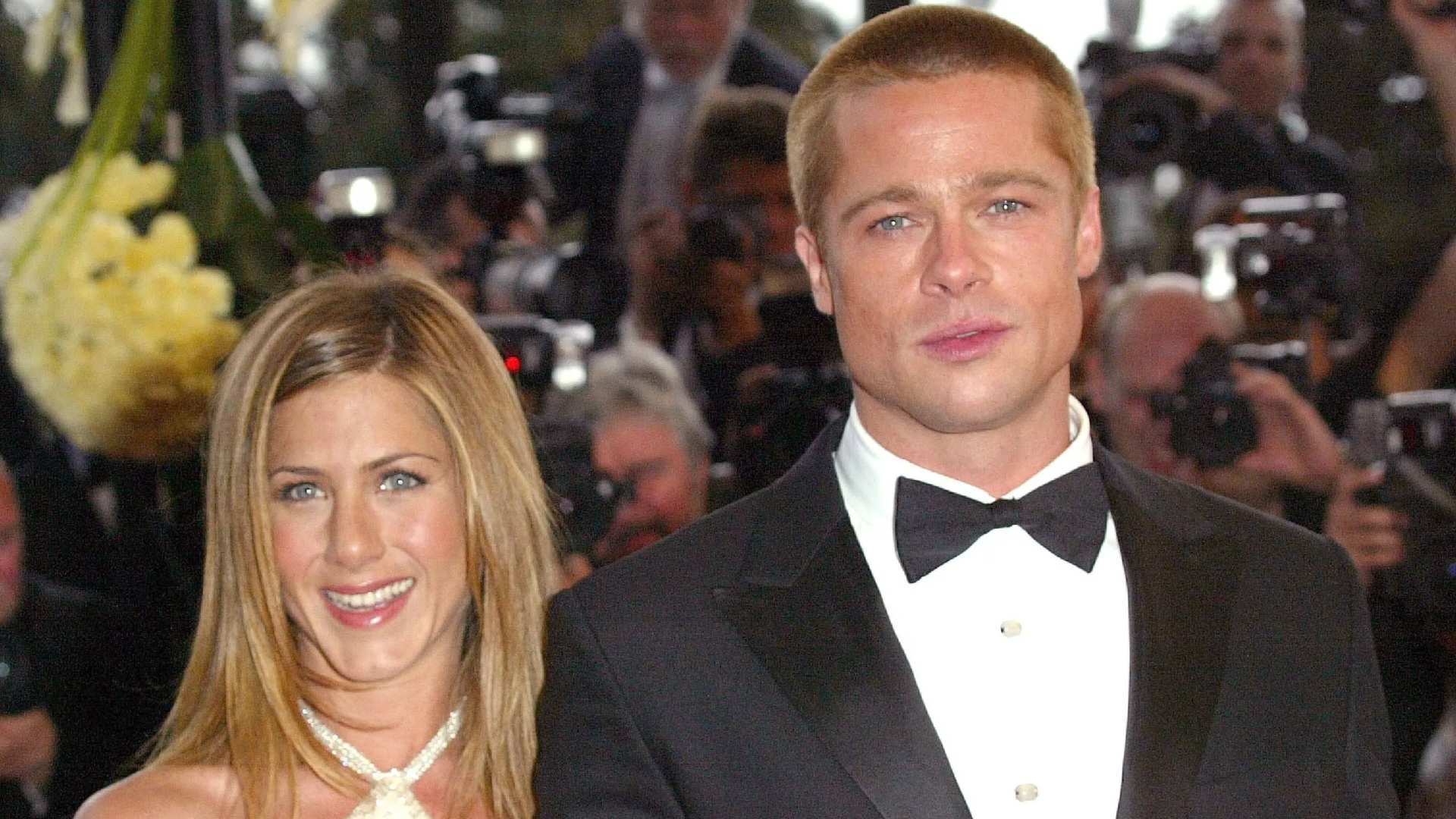 Jennifer Aniston and Brad Pitt