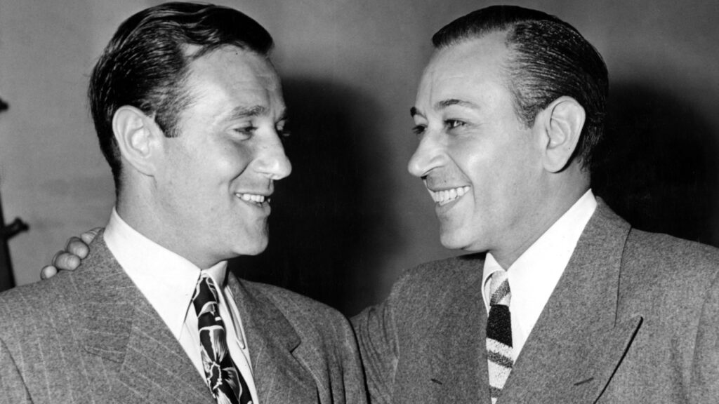 Benjamin “Bugsy” Siegel and George Raft (Image: Deadline)