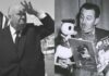 Alfred Hitchcock and Walt Disney (Image: Art Photo Limited and Britannica)