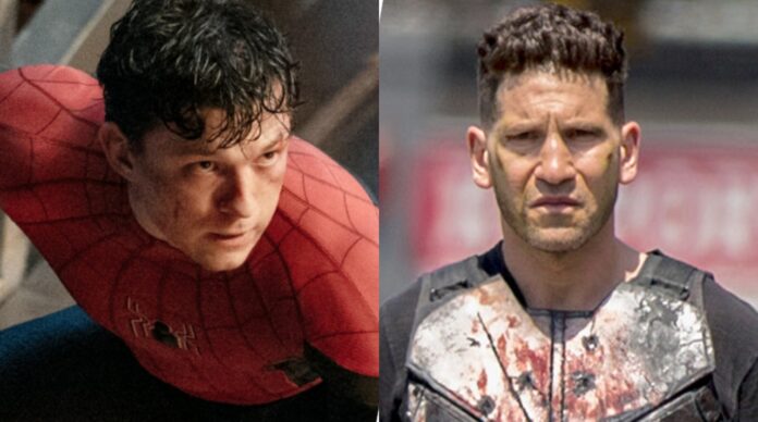 Tom Holland's Spider-Man and Bernthal's Punisher (Image: Marvel) Tom Holland's Spider-Man and Bernthal's Punisher (Image: Marvel)
